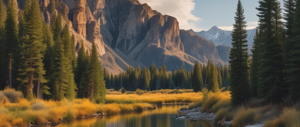 A vibrant sunrise over a winding mountain road, inviting the viewer to begin a new adventure.