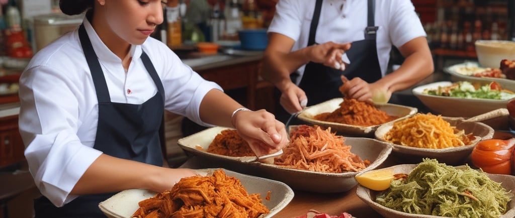 a bowl filled with tortilla chips topped with onions