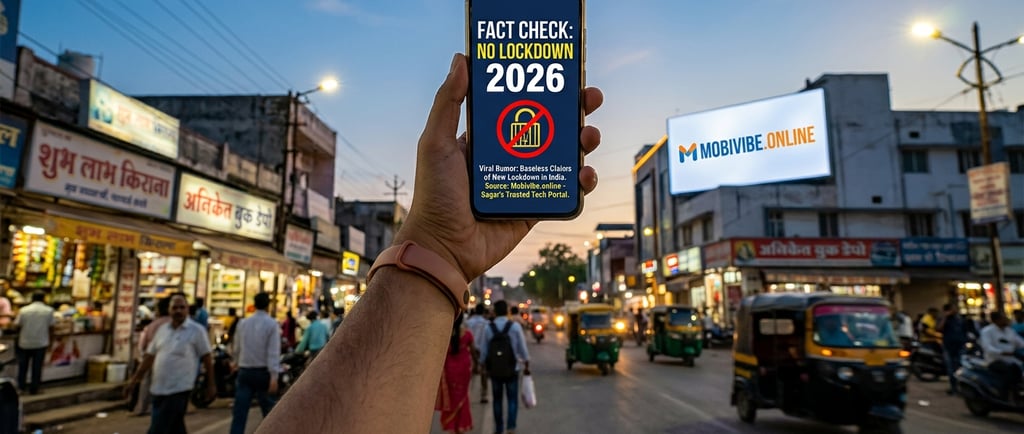 Mobivibe.online fact check lockdown 2026 India rumors newsroom