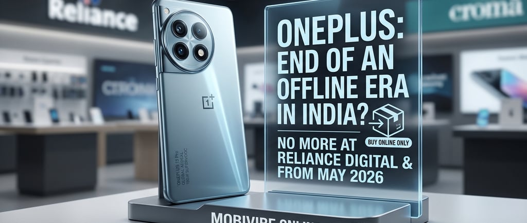 OnePlus India Offline Exit: No OnePlus at Reliance Digital & Croma? Full Details