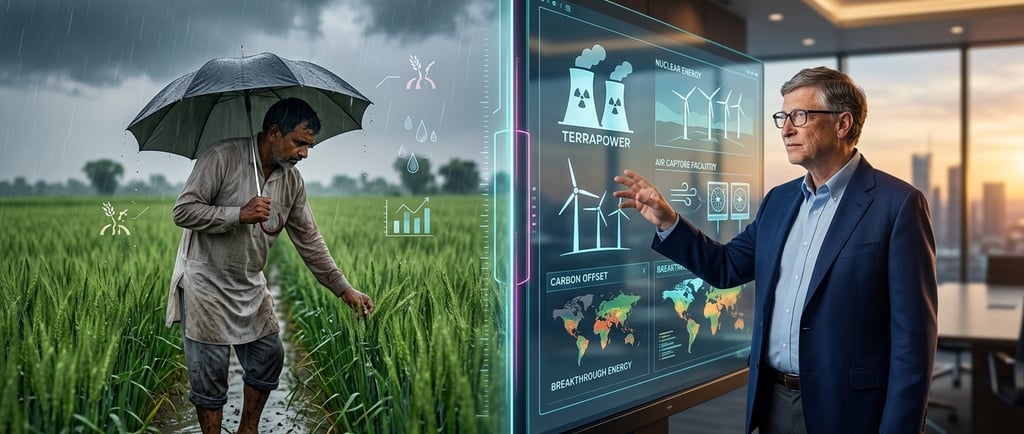 Bill Gates explaining Climate Technology for future weather control