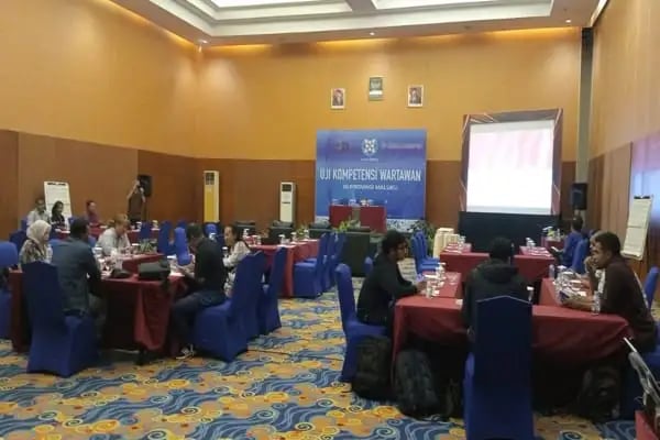 Suasana menjelang pembukaan UKW Dewan Pers di Maluku Tengah, Maluku, Jumat (21/7/2023). (Istimewa/Solopos Institute)