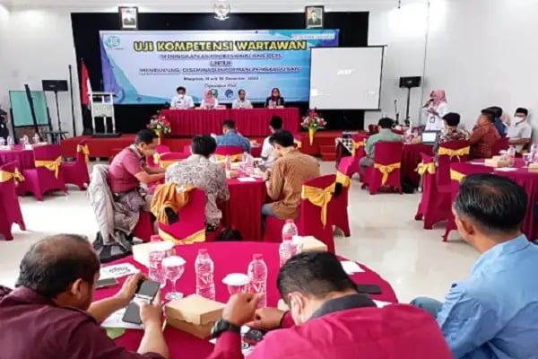 PT Aksara Solopos menggelar UKW, Rabu-Kamis (14-15/12/2022). Acara bertempat di Hotel Bintang Baru Magetan. (Ist)