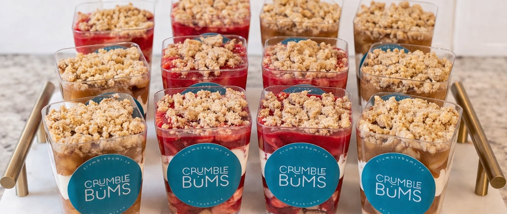 Crumble Bums Cheesecake Crumble Cups