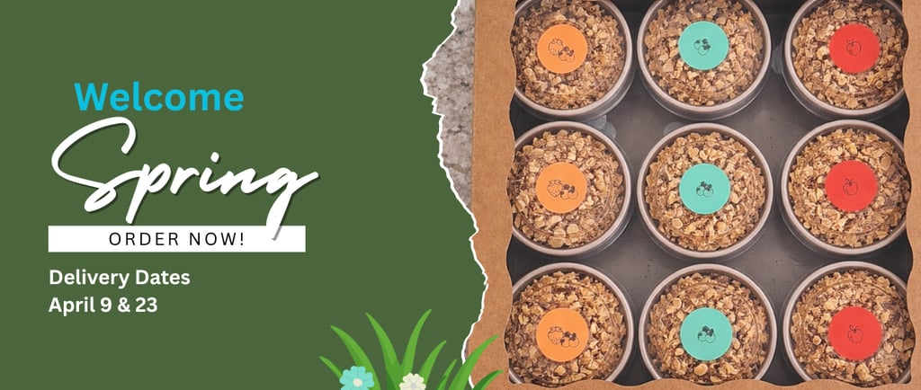 New products for Spring from Crumble Bums of Cochrane