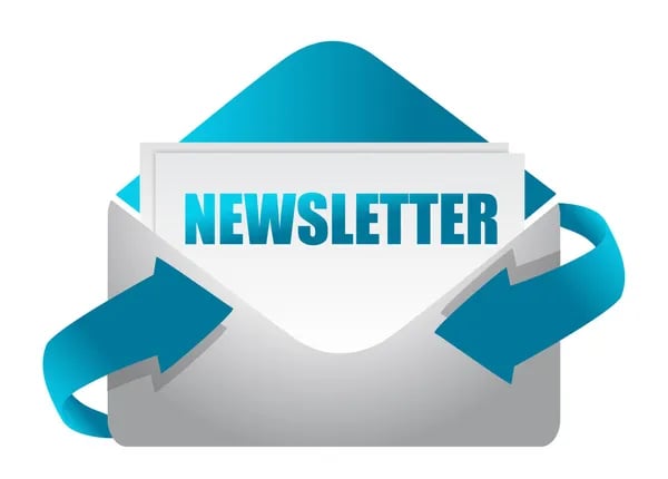 Image clipart d'une newsletter
