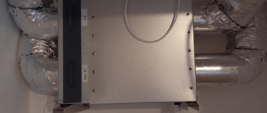 centrala wentylacyjna rekuperator kawavent na ścianie