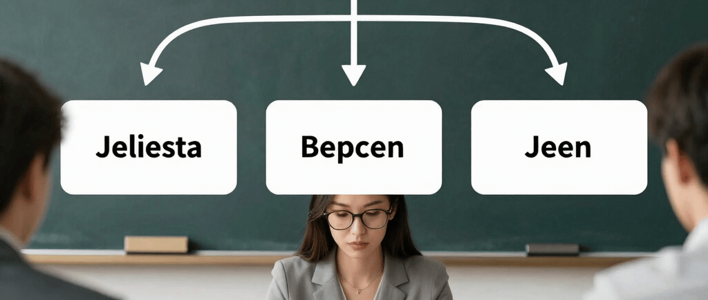 a sign that is on a table in a room