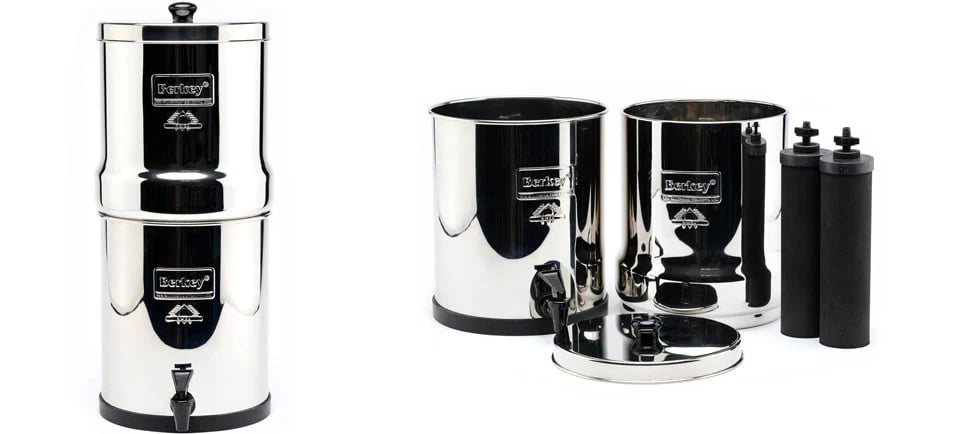 survivalisme survivaliste materiel de survie Berkey eau potable filtrage eau