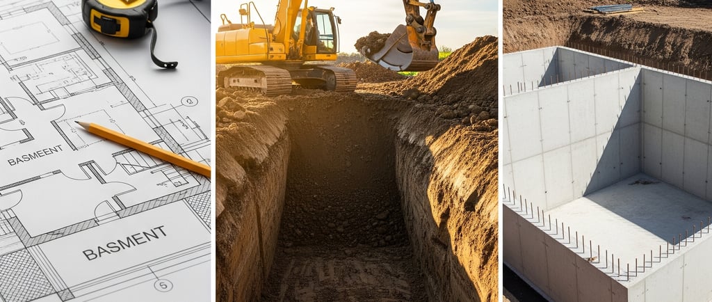 North Georgia Basement Excavation: From Blueprint to Foundation
