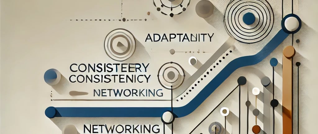 a poster of a business plan for a consulting company