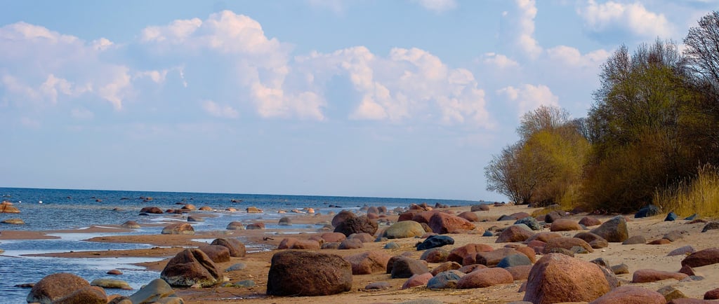 Plage & rochers Estonie