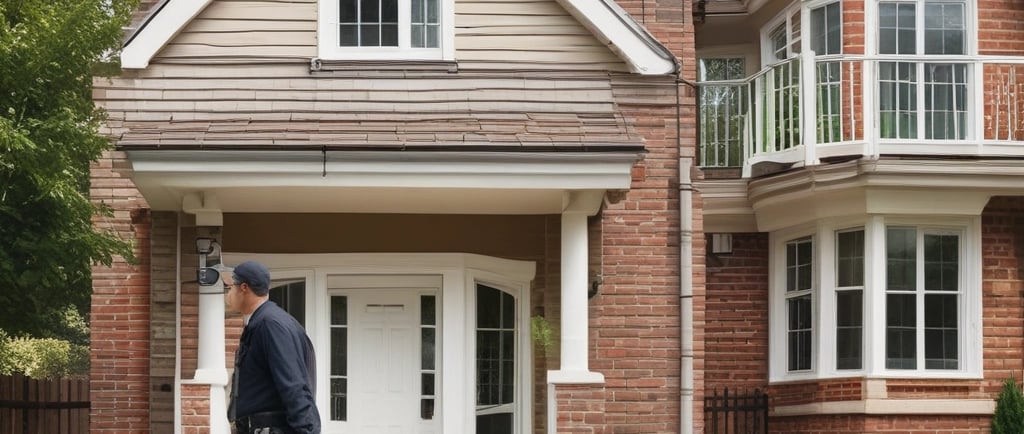 photo of white staircase