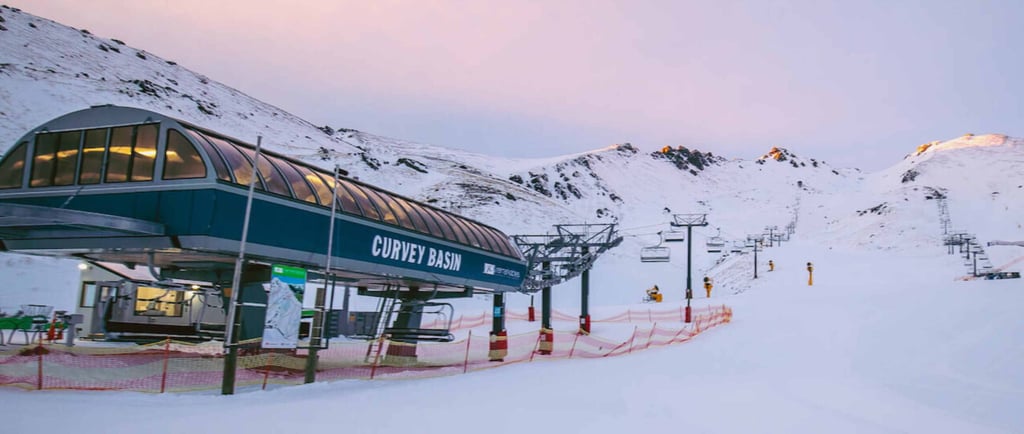 The Curvey Basin Chairlift on The Remarkables