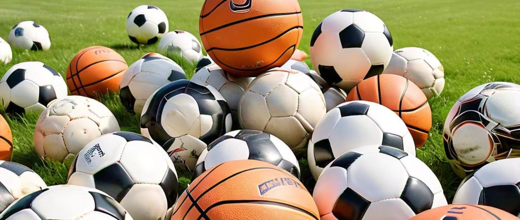 Sports Balls - AI Generated Image