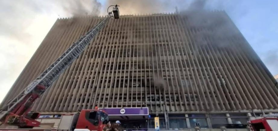 غياب خطة الطوارئ ووساءل الوقاية فى حريق سنترال رمسيس