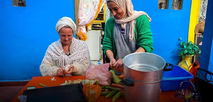 cooking classes with zahra in zagora desert