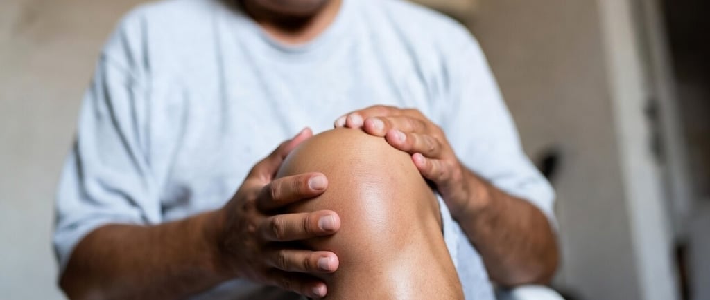 genou gonfle inflammation articulation genou