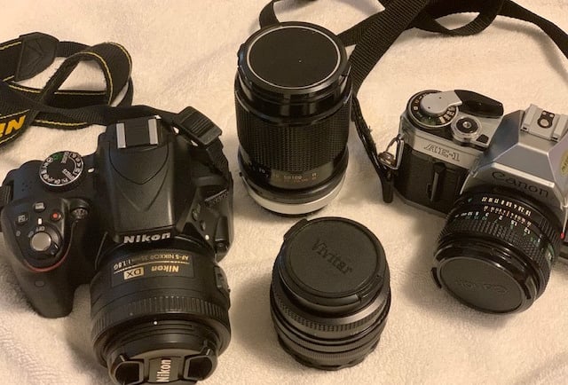 dslr cameras and lenses