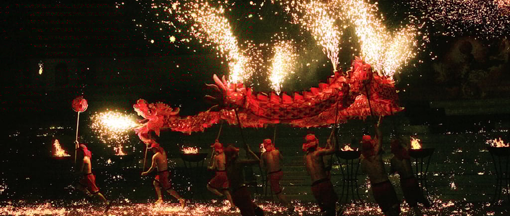 Mid-Autumn Festival Fire Dragon Dance