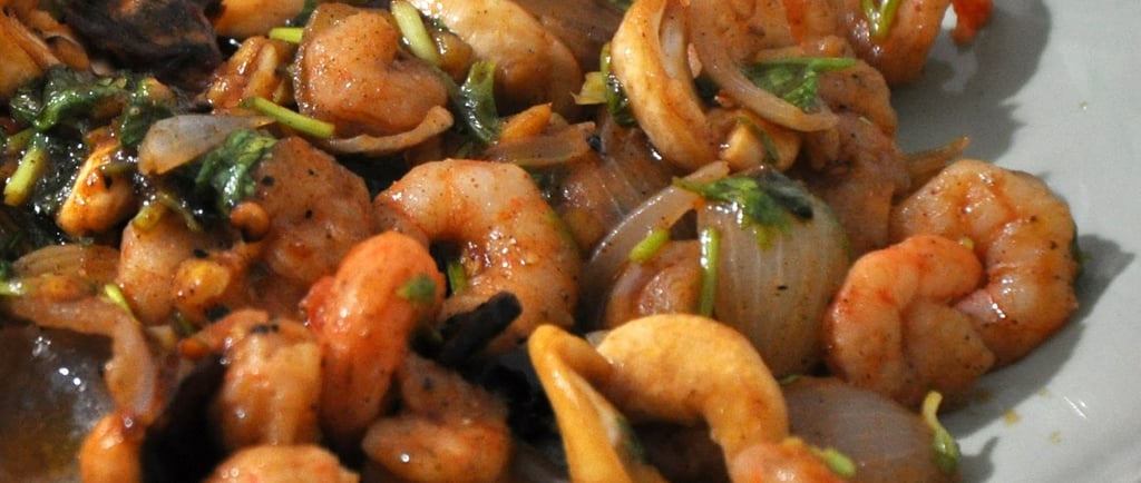 Sautéed Shrimp with Cashew Nuts