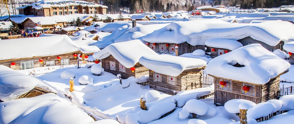 Snow Town China