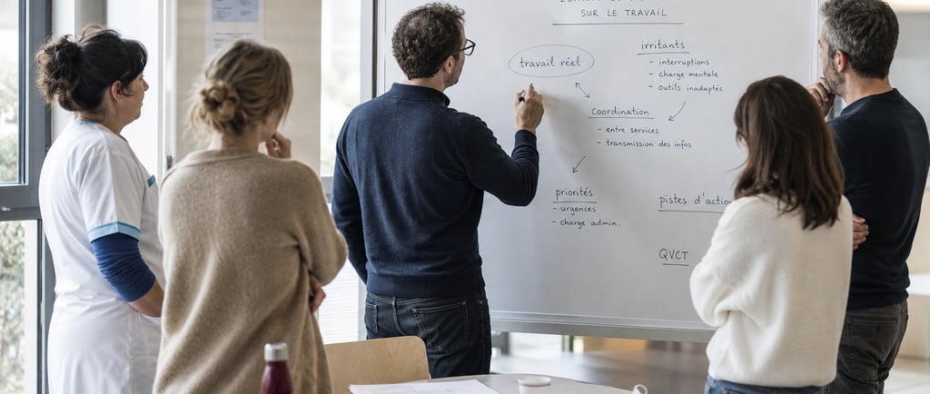 Espaces de discussion sur le travail