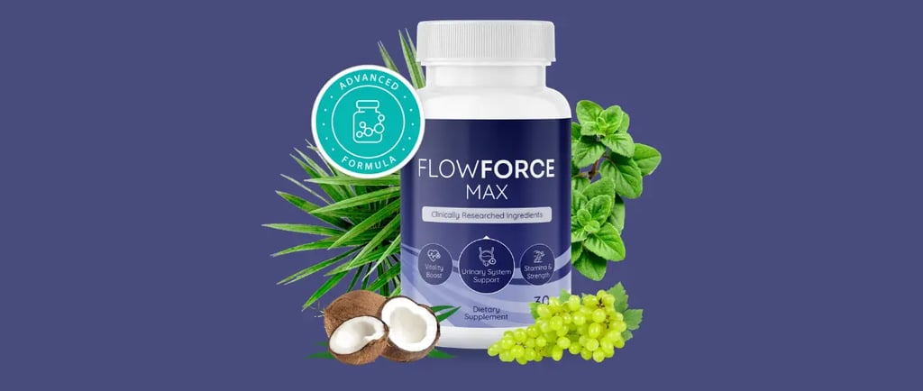 FlowForce Max Reviews: The Natural Way to Support Prostate Health