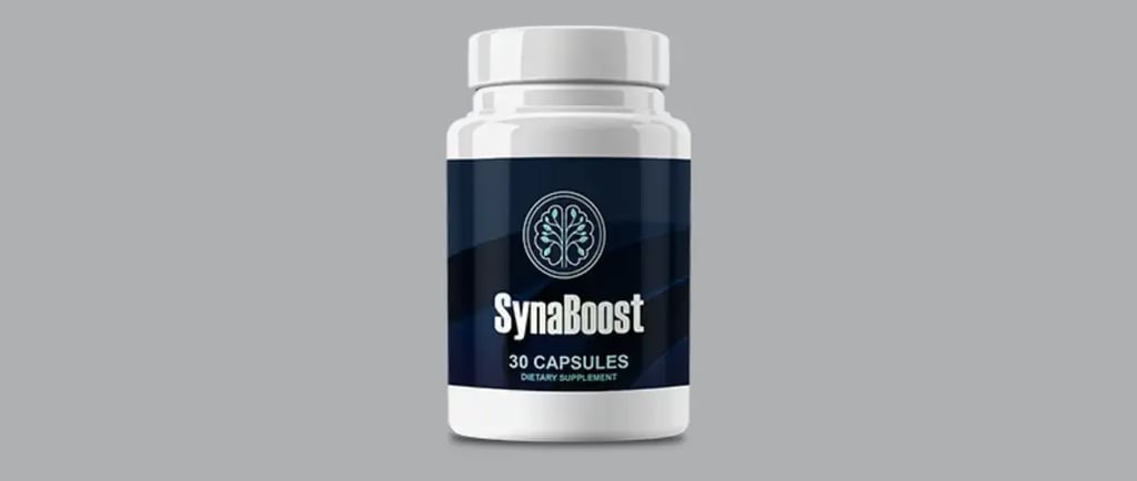 SynaBoost Nootropic Supplement Bottle - Sharper Mind Richer Life