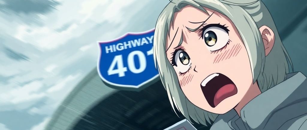 Anime Image upset voter regarding cost of 401 tunnel