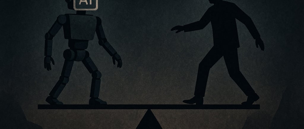 the balance between AI and human employees