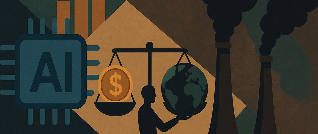 AI's economic benefits could outweigh its environmental costs