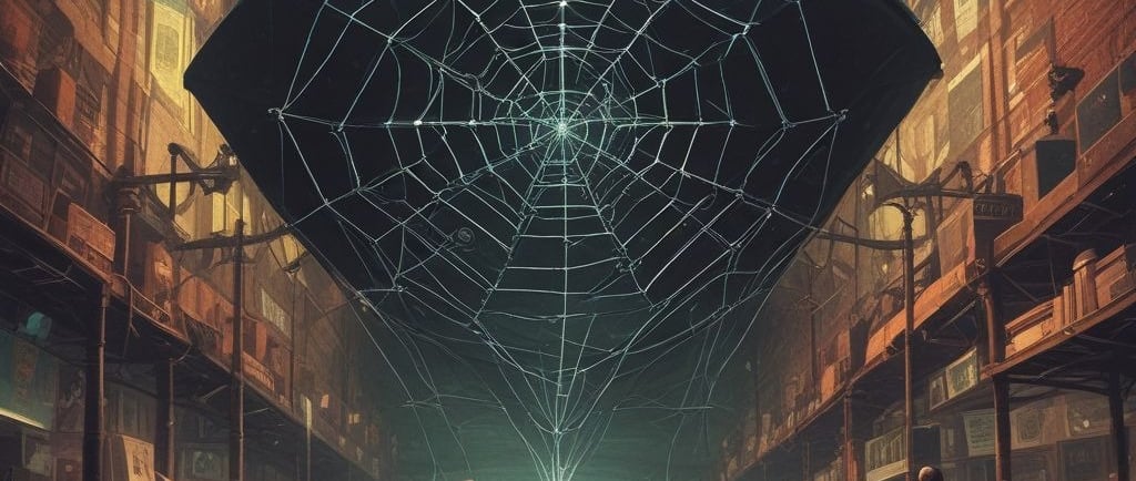 a spider webpage with a spider webpage