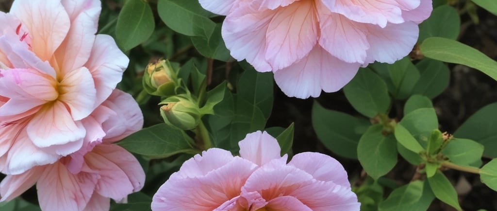 pink roses starting to lose color im garden