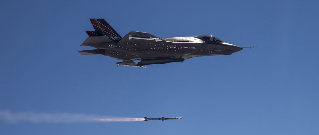 a fighter jet flying in the sky with a jet