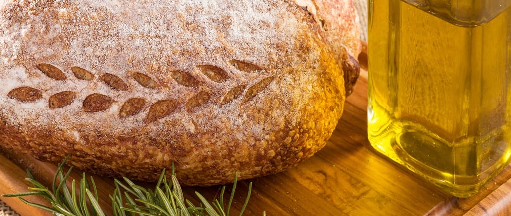 🍞 Pão - Rústico - com - Ervas - Parmesão - e - Farinha - de - Grão-de-Bico