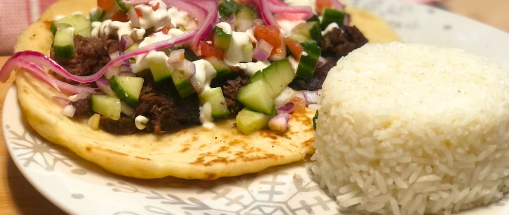 gyro and rice