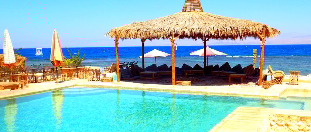 Bedouin star Ras shitan sea view Swimming pool