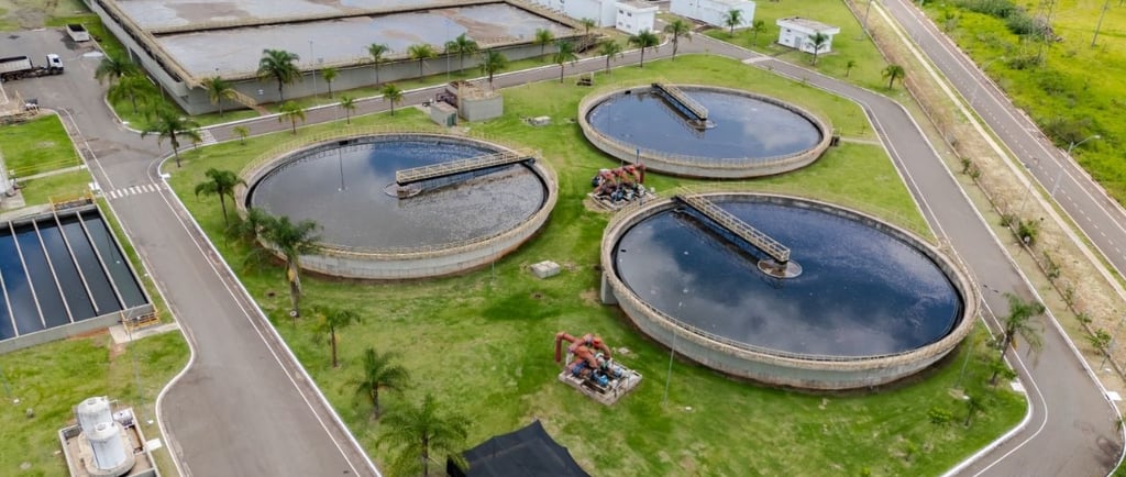 primeira Estação de Tratamento de Esgoto de Camaquã