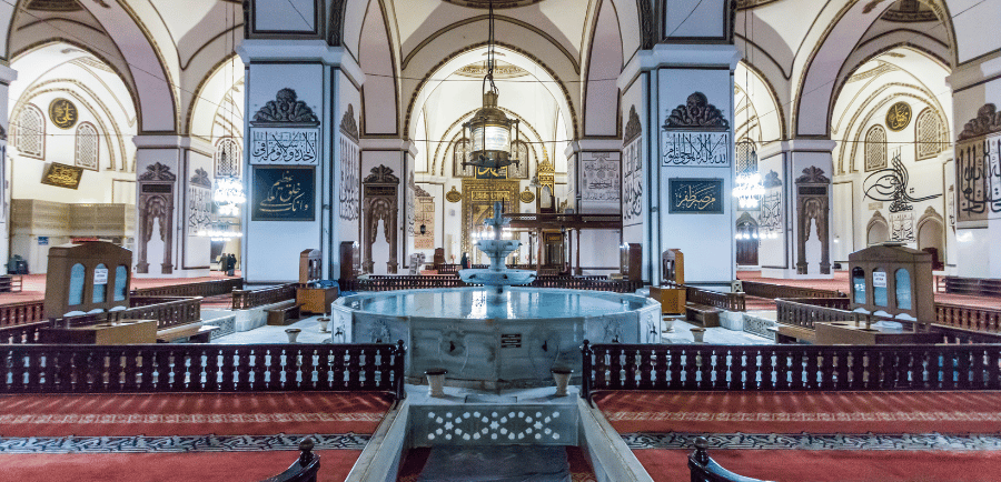 Bursa Grand Mosque, Bursa Ulu Cami, #Bursa Travel Guide #What To See in Bursa