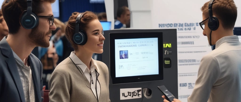 A man and a woman playing a game on the nintendo wii