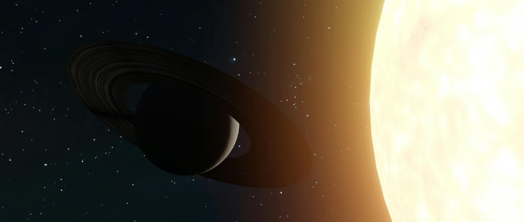 Created by Zelch Csaba, Depicts Saturn Near the Sun.