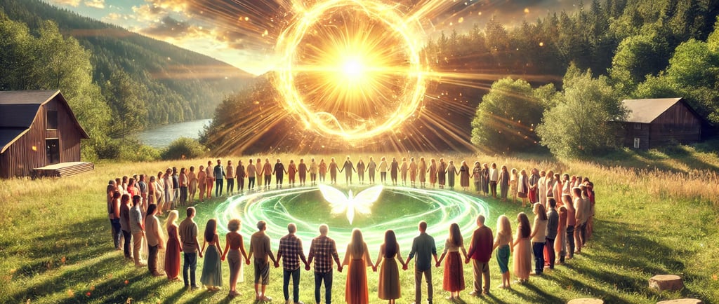 Deus e o Espírito Santo vivificando em todos os humanos