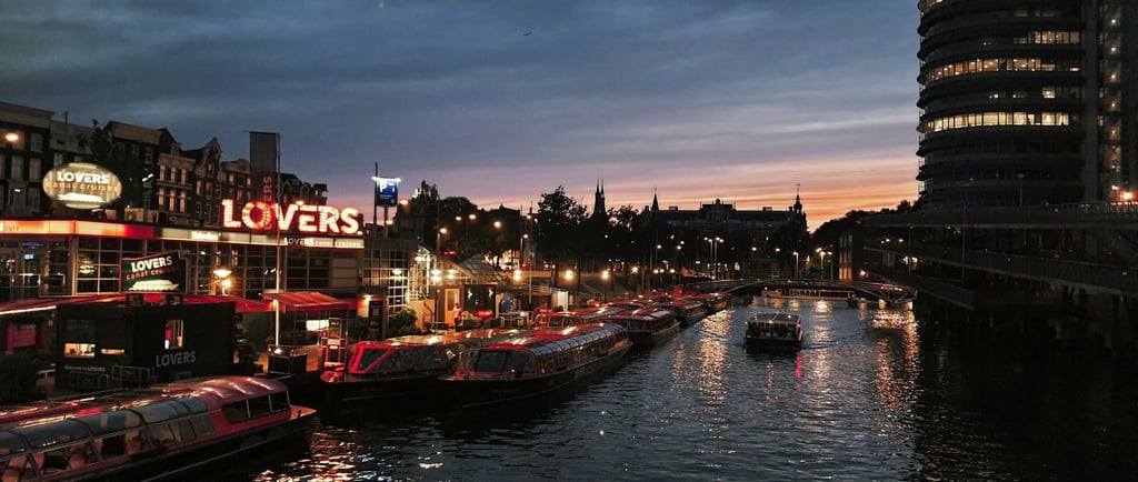 Amsterdam Abend Grachtenfahrt