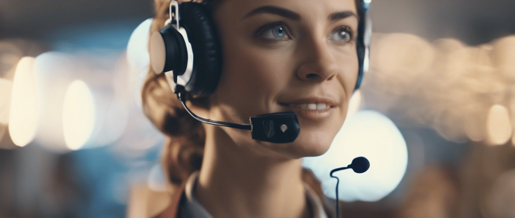 a group of white robots sitting on top of laptops