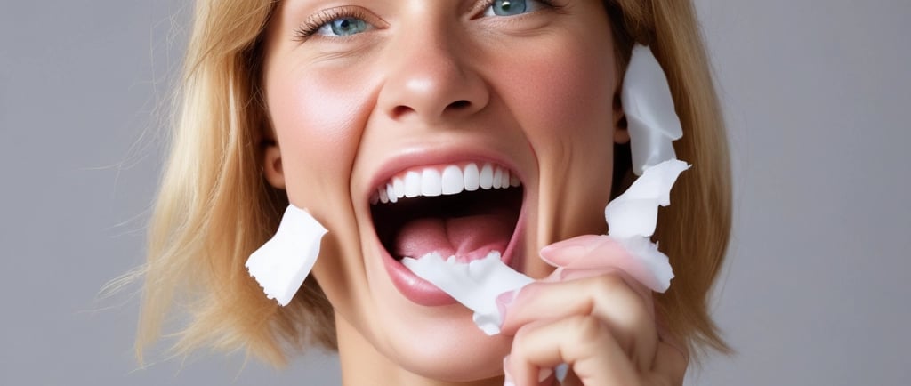 a woman drinking a glass of water on a couch