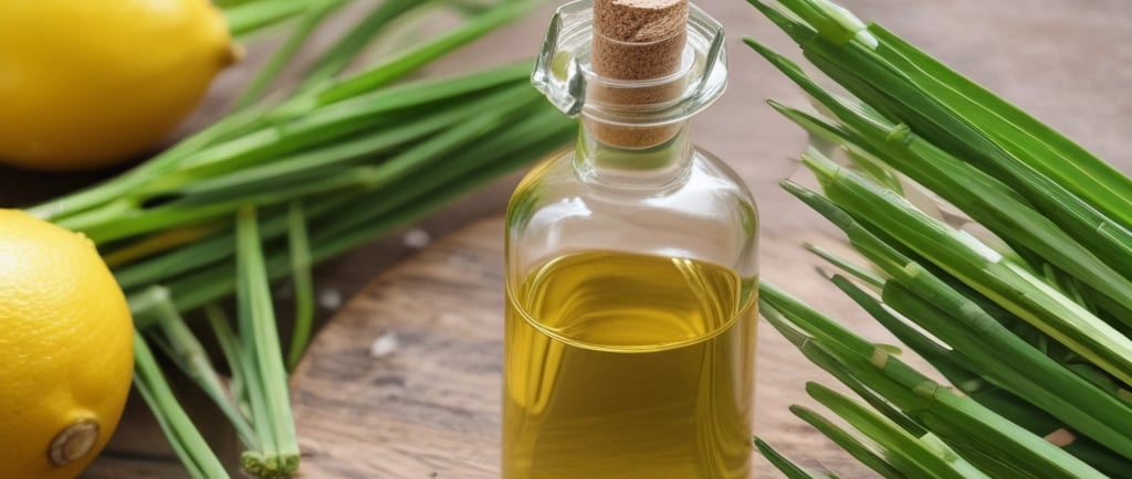 a bottle of water and two lemons on a yellow background