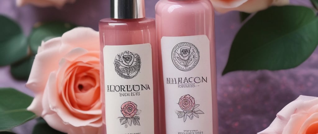 a bunch of red flowers that are by a building