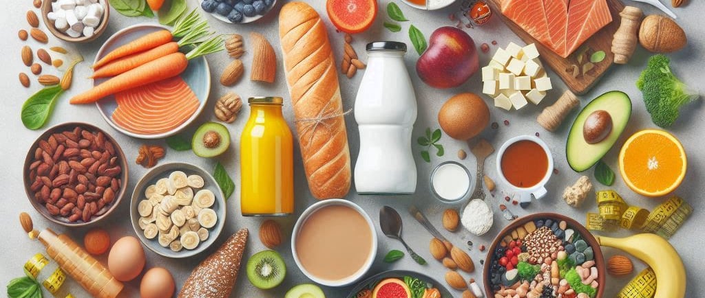 An image of healthy foods