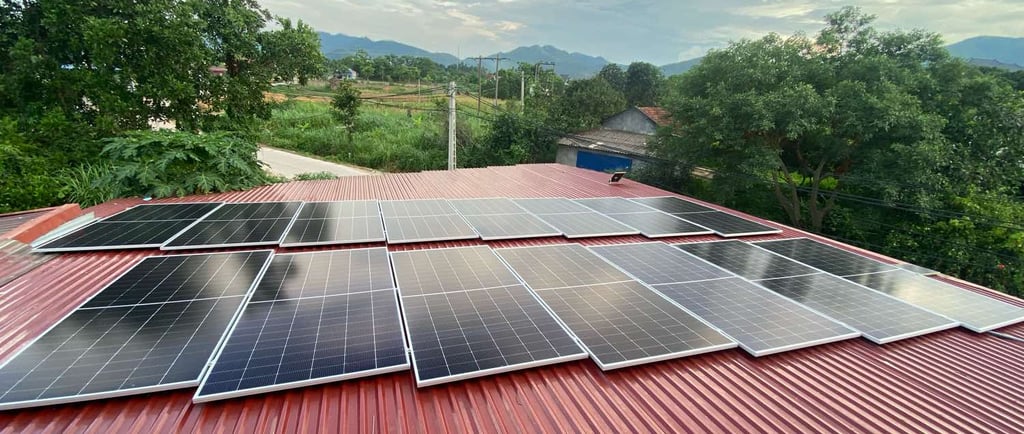 Nguyên lý hoạt động của hệ thống điện mặt trời